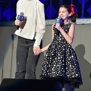 Fancy black and silver H&M hi lo dress, sz 7-8